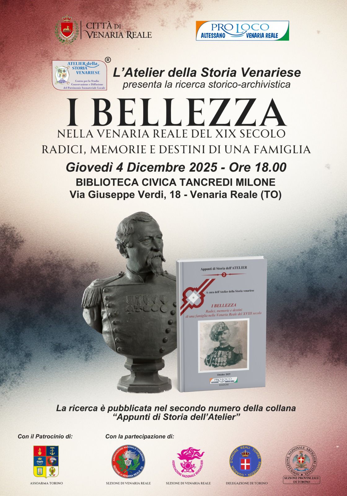 I Bellezza: radici e memorie di una famiglia a Venaria Reale