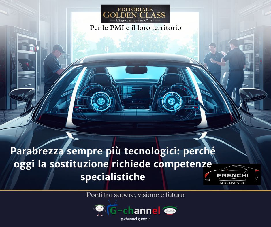 Parabrezza sempre più tecnologici: perché oggi la sostituzione richiede competenze specialistiche