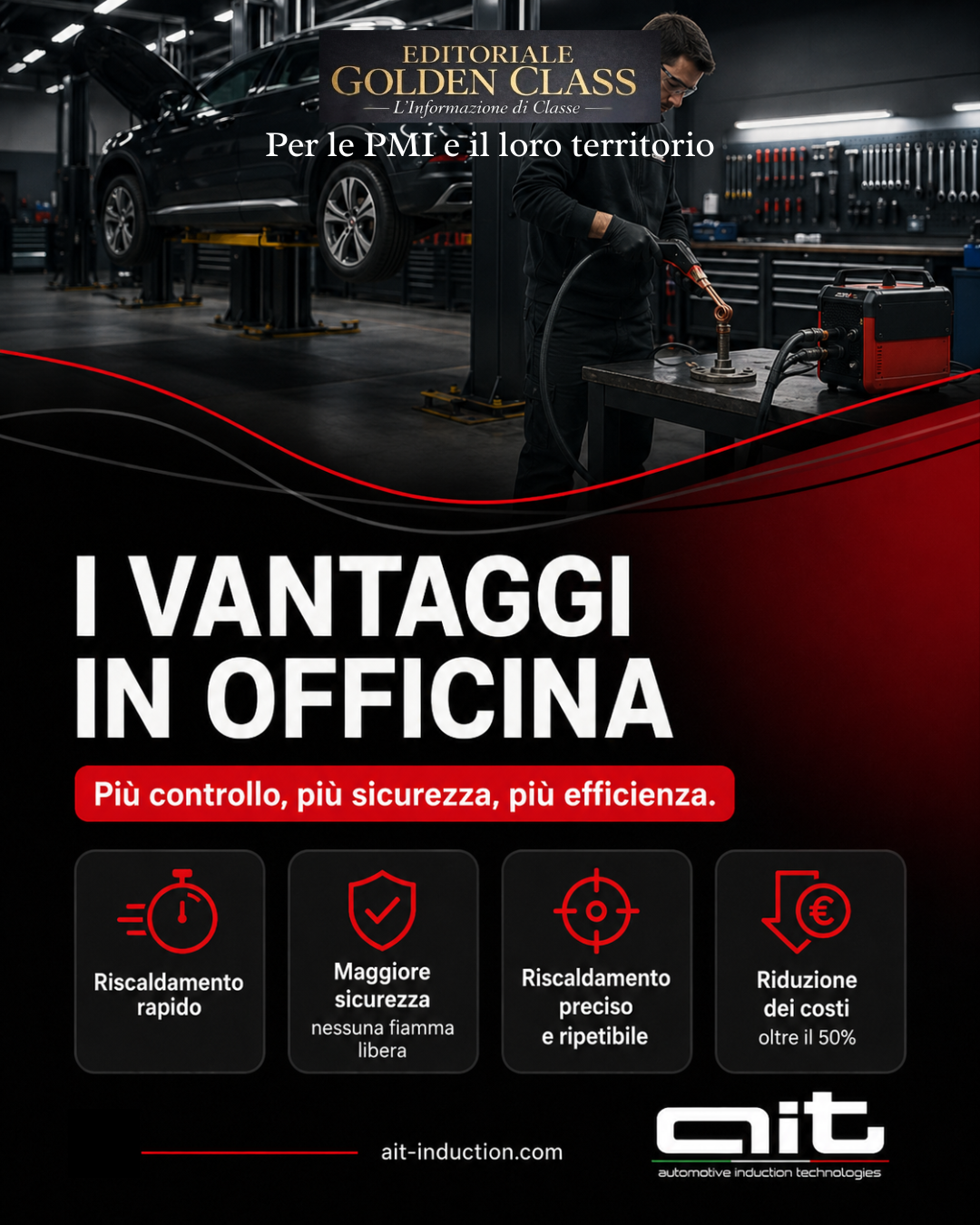 Vantaggi in officina