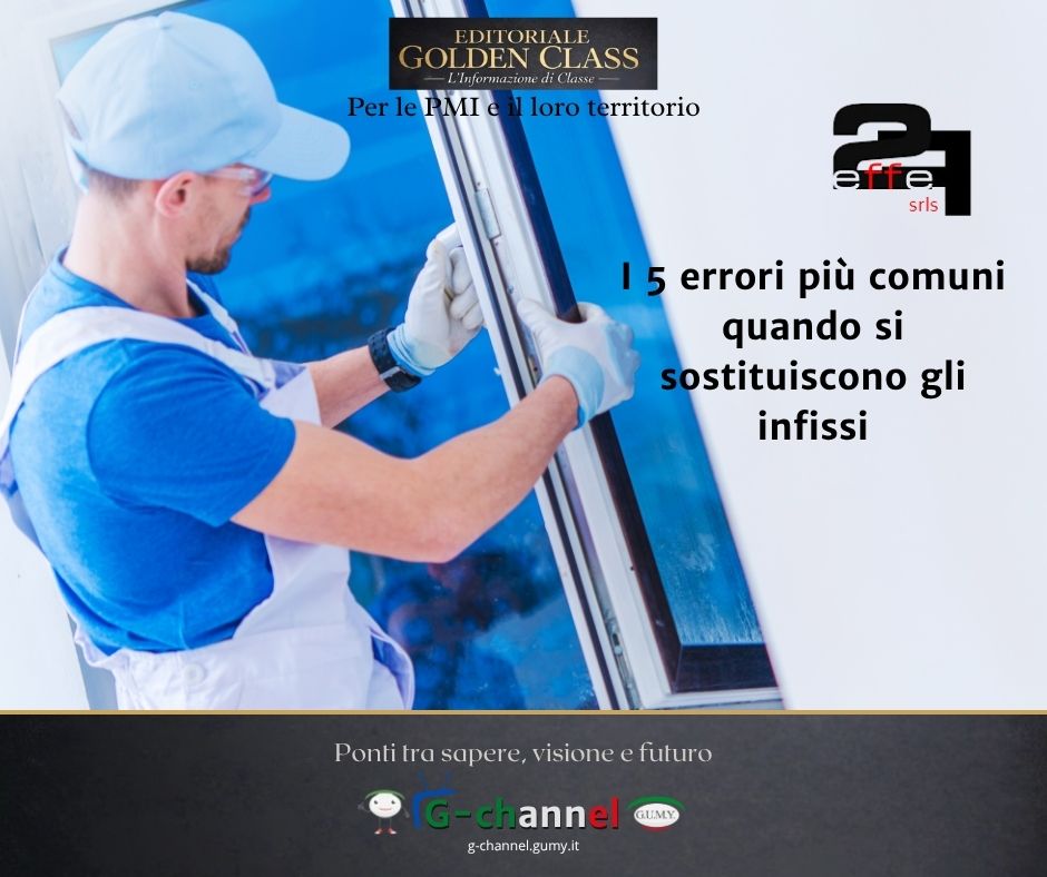 I 5 errori più comuni quando si sostituiscono gli infissi