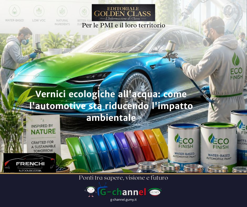 Vernici ecologiche all'acqua: come l'automotive sta riducendo l'impatto ambientale