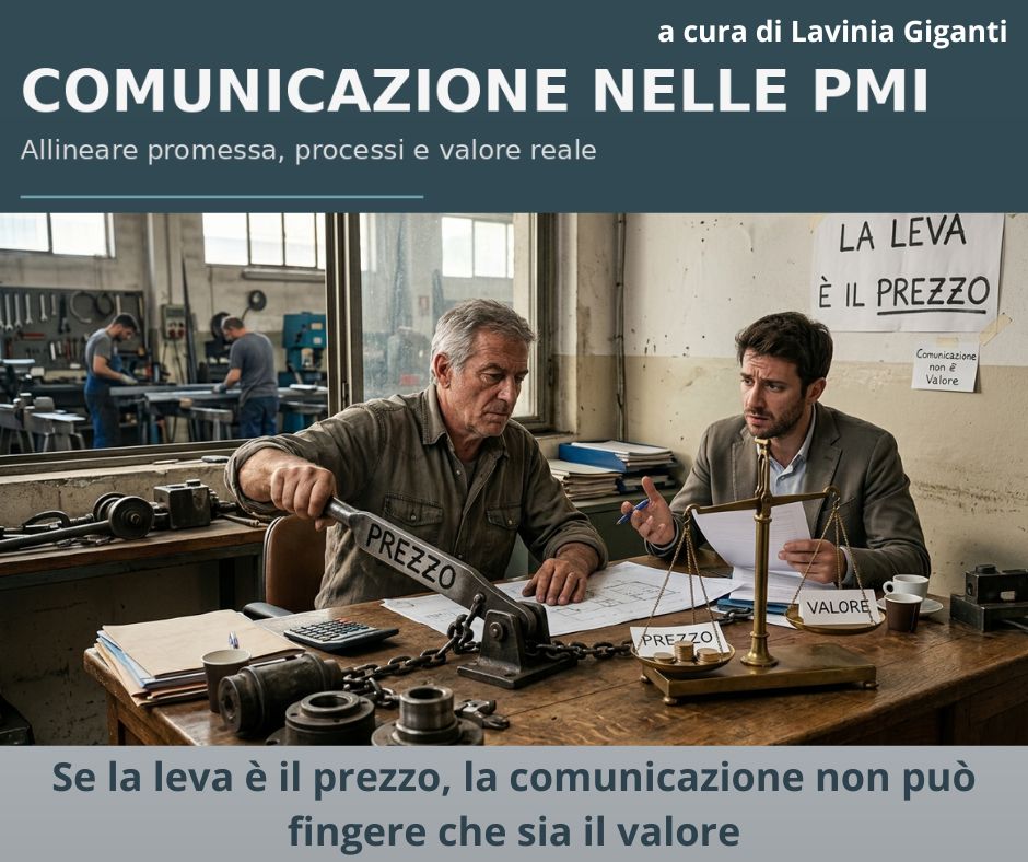 Se la leva è il prezzo, la comunicazione non può fingere che sia il valore