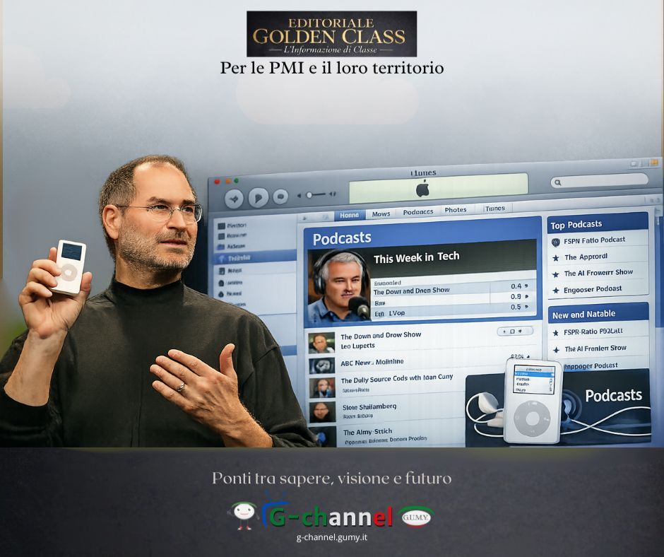 Steve Jobs e iTunes: quando il podcast esplose nel 2005