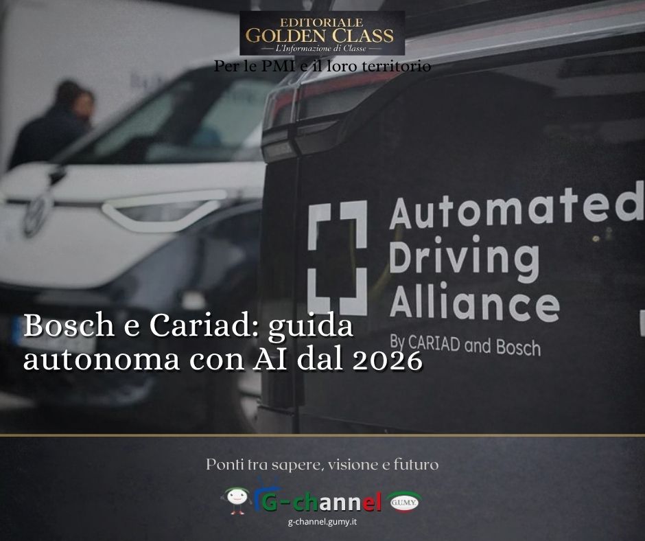 Bosch e Cariad: guida autonoma con AI dal 2026