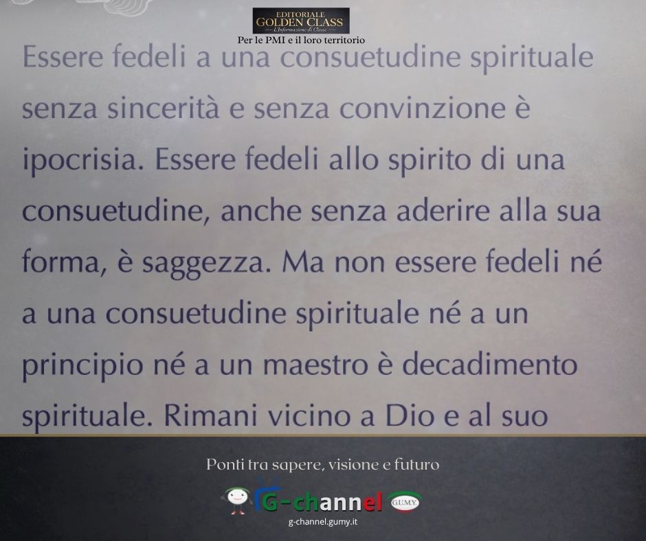 Le Pillole del Dott. Mazzanobile: la sincerità della vita spirituale