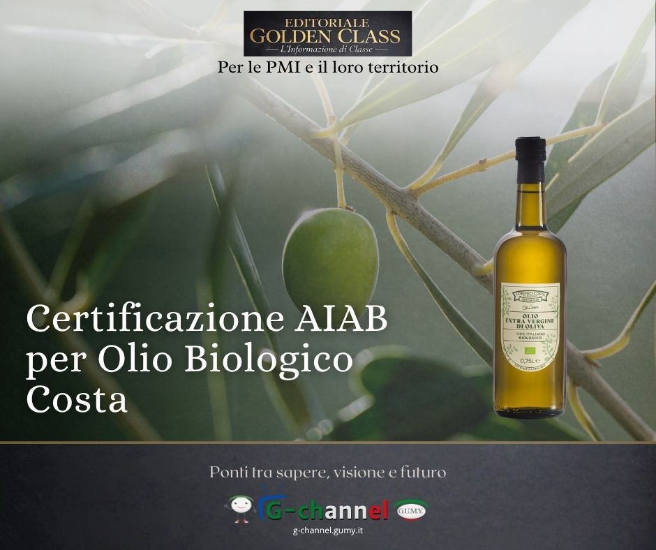 Certificazione AIAB per Olio Biologico Costa