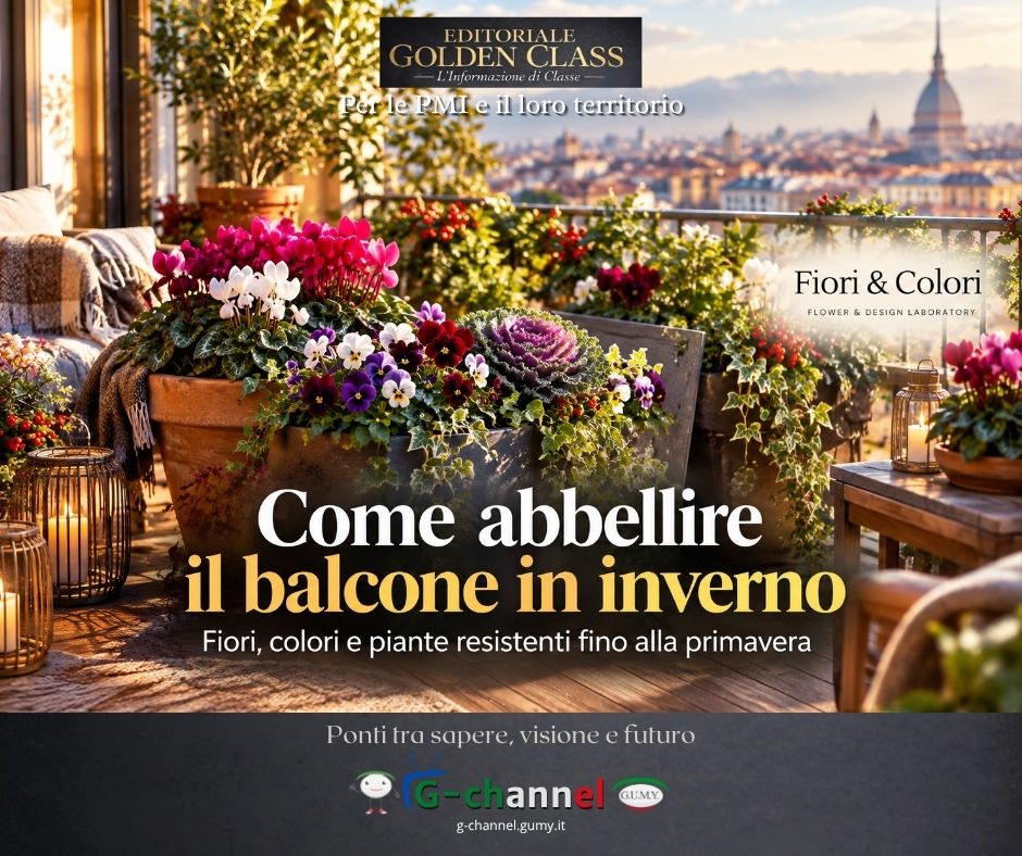 Come abbellire il balcone in inverno: fiori e colori
