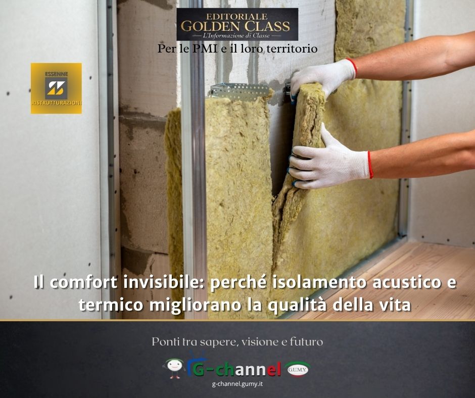 Il comfort invisibile: perché isolamento acustico e termico migliorano davvero la qualità della vita