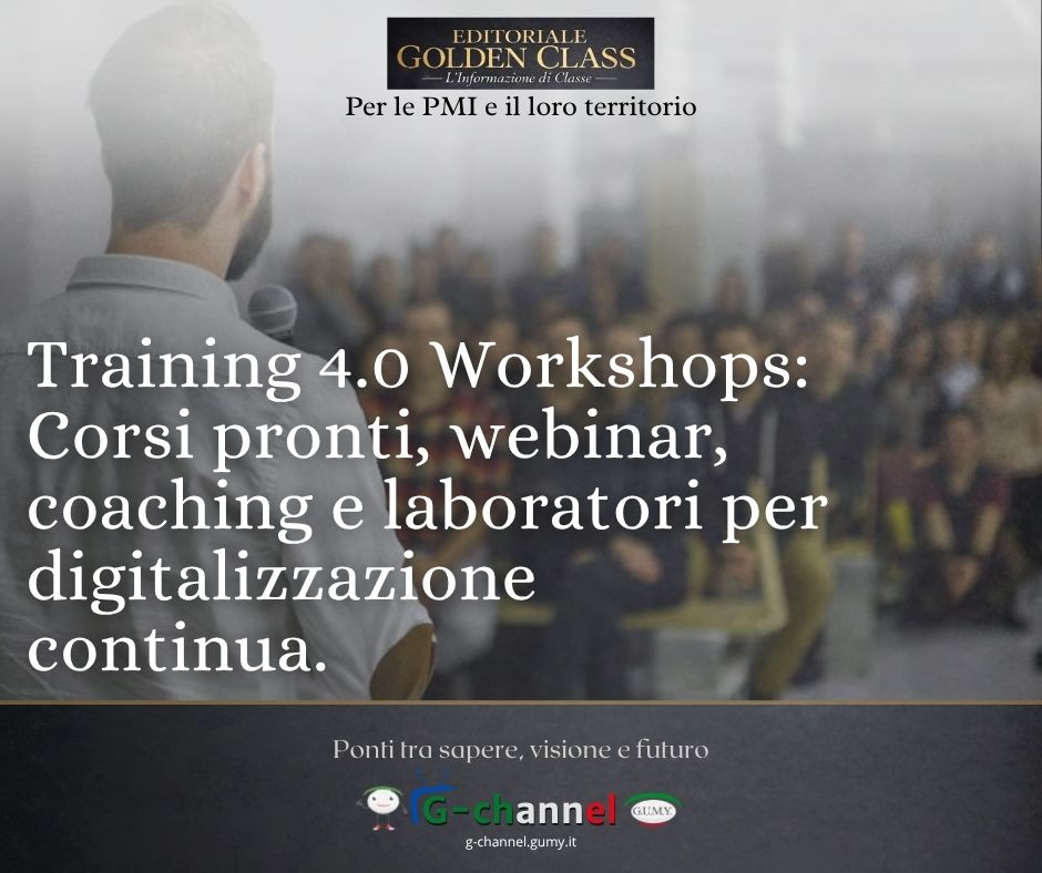 Training 4.0 Workshops: Corsi pronti, webinar, coaching e laboratori