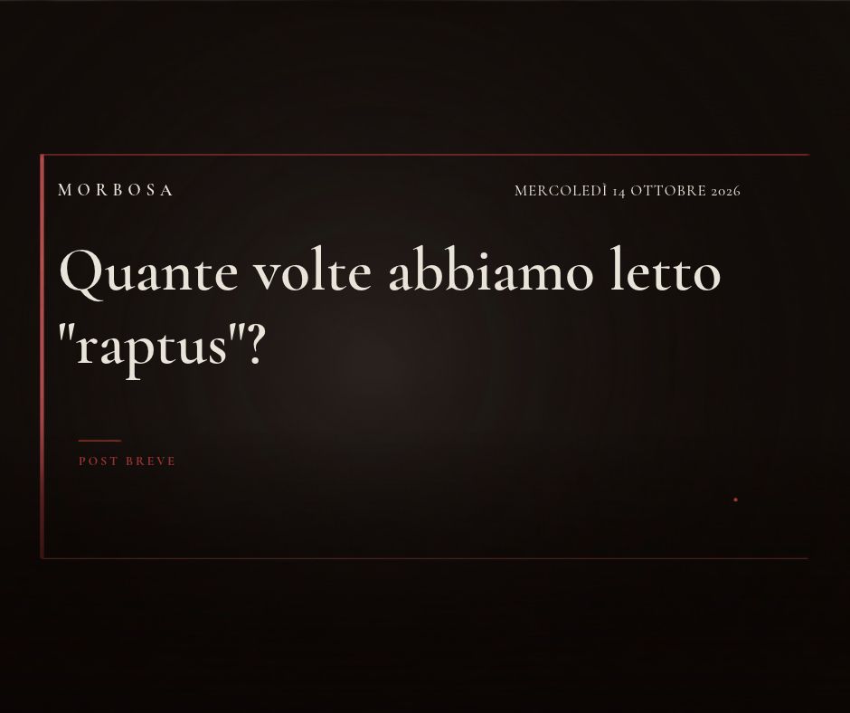 Quante volte abbiamo letto 