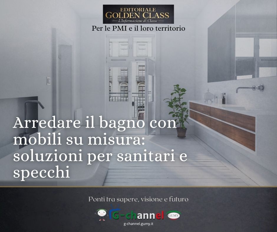 Arredare il bagno con mobili su misura: soluzioni per sanitari e specchi 