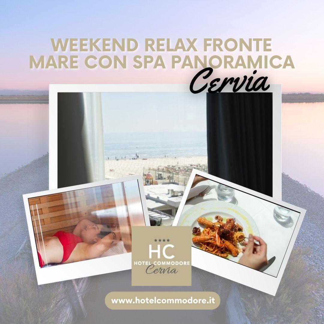 Relax e design fronte mare: weekend da sogno all’Hotel Commodore