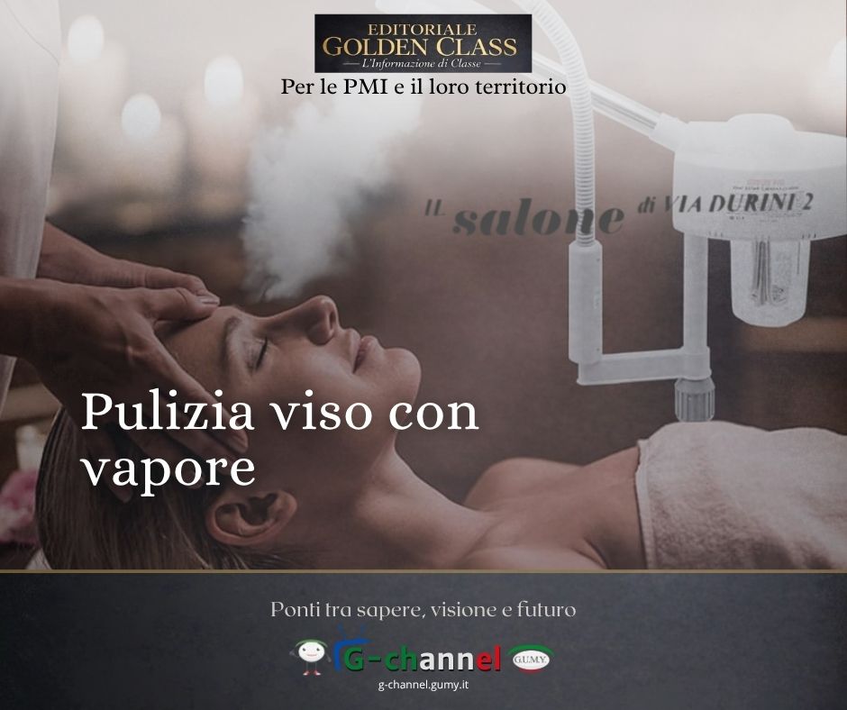 Pulizia viso con vapore