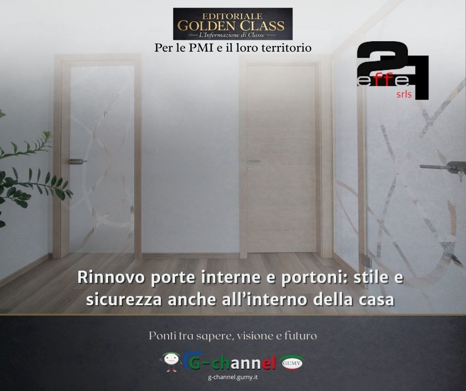 Rinnovo porte interne e portoni: stile e sicurezza anche all’interno della casa