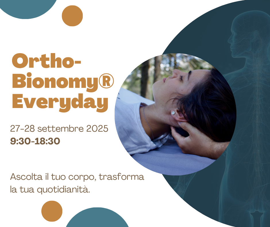 Ortho-Bionomy® Everyday: due giorni per scoprire il potere del contatto Ortho-Bionomy® Everyday: due giorni per scoprire il potere del contatto