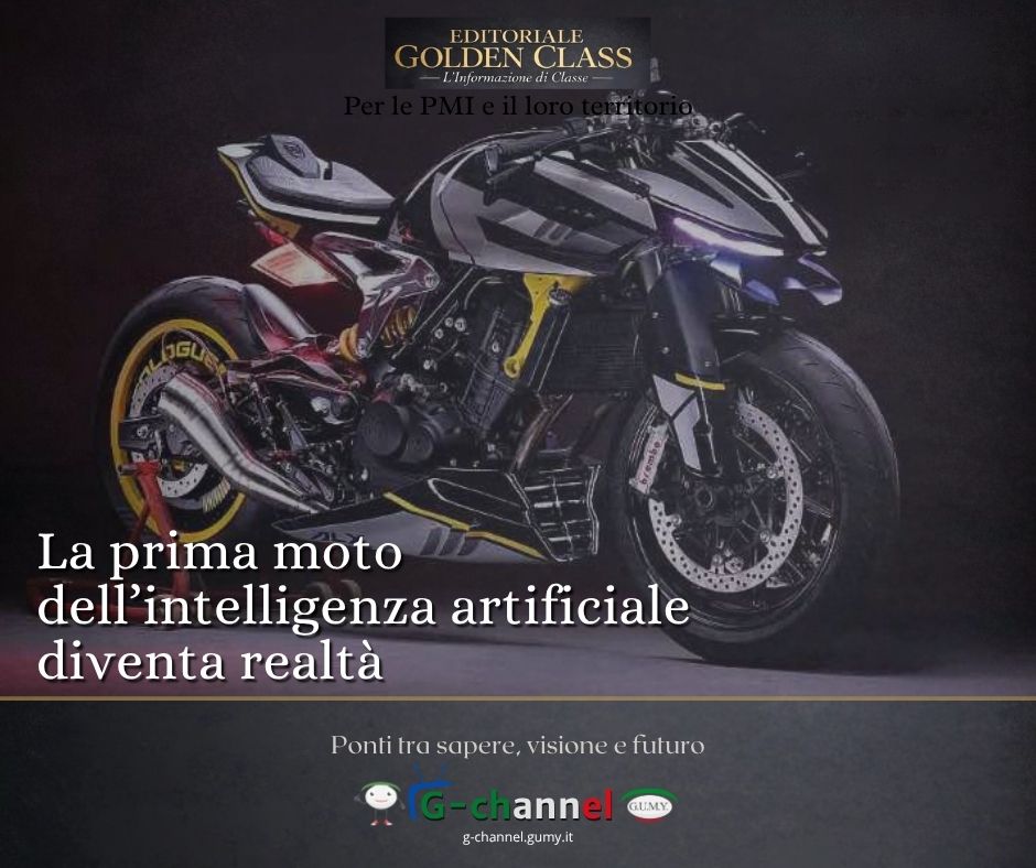 La prima moto dell’intelligenza artificiale diventa realtà