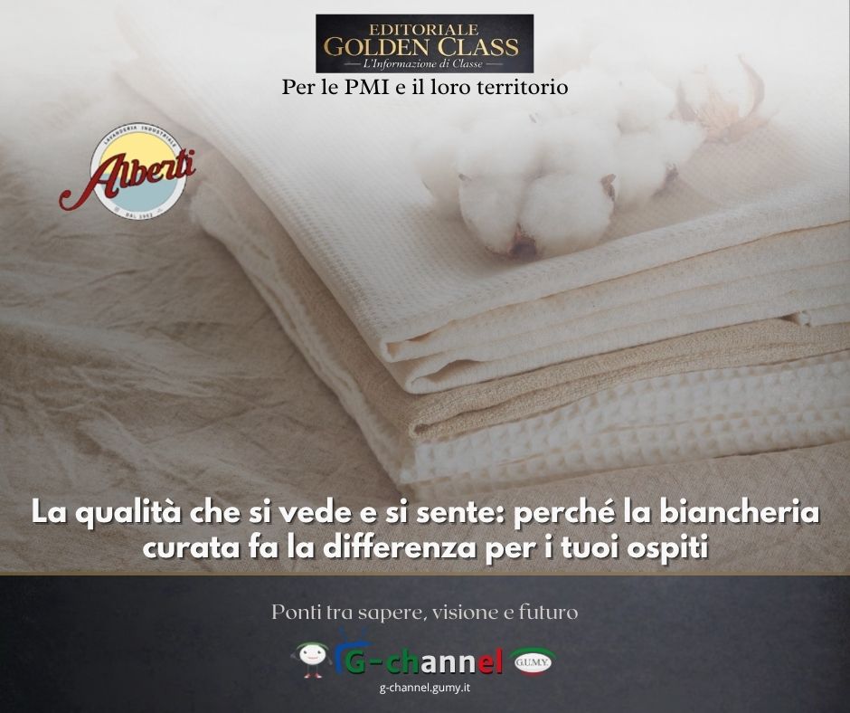 La qualità che si vede e si sente: perché la biancheria curata fa la differenza per i tuoi ospiti