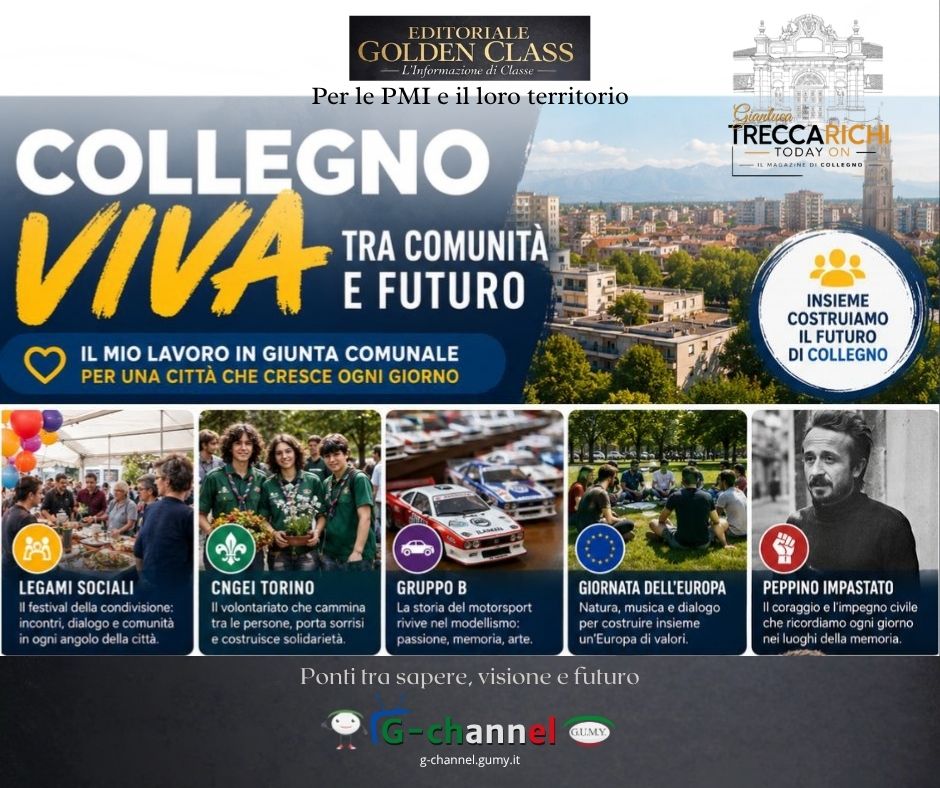 Il mio lavoro in Giunta Comunale: Collegno viva tra comunità e futuro