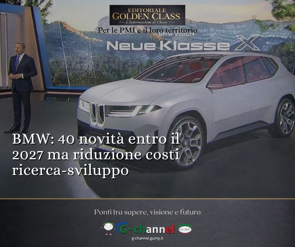 BMW: 40 novità entro il 2027 ma riduzione costi ricerca-sviluppo