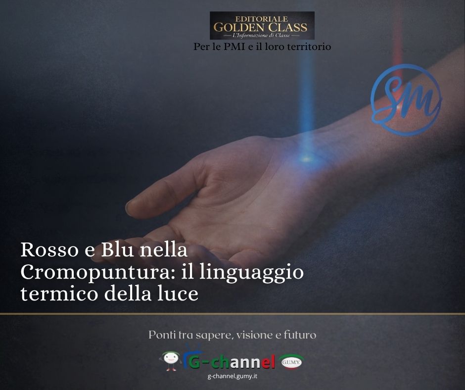 Rosso e Blu nella Cromopuntura: il linguaggio termico della luce