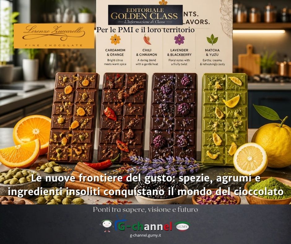 Le nuove frontiere del gusto: spezie, agrumi e ingredienti insoliti conquistano il mondo del cioccolato