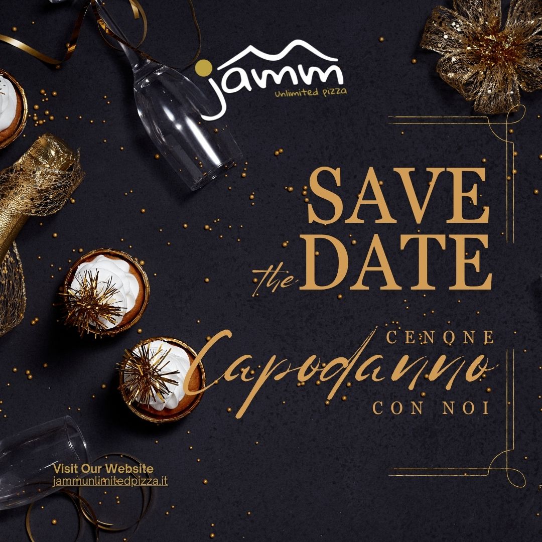 🍾 CENONE DI CAPODANNO 2026 DA JAMM UNLIMITED PIZZA 
