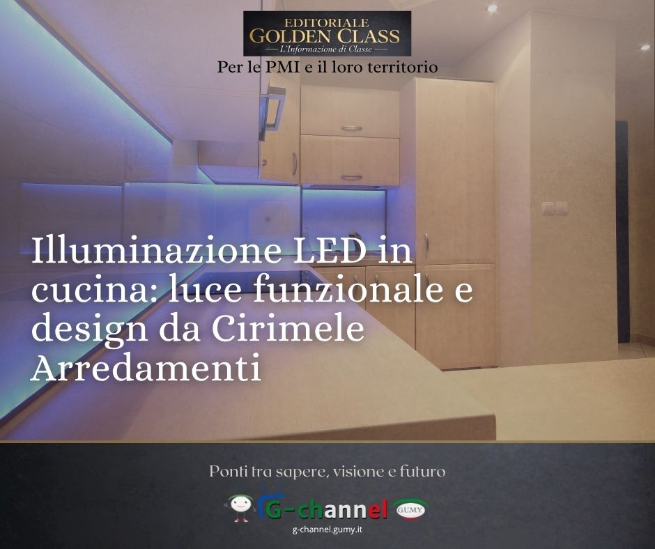 Illuminazione LED in cucina: luce funzionale e design da Cirimele Arredamenti