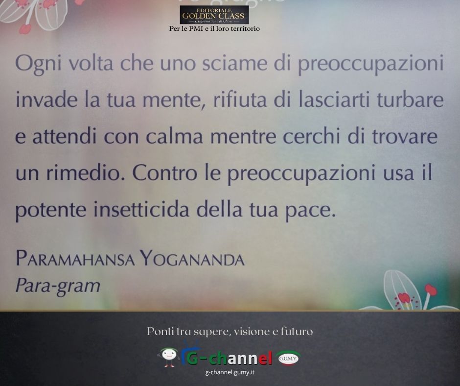 Le Pillole del Dott. Mazzanobile: la pace contro le preoccupazioni