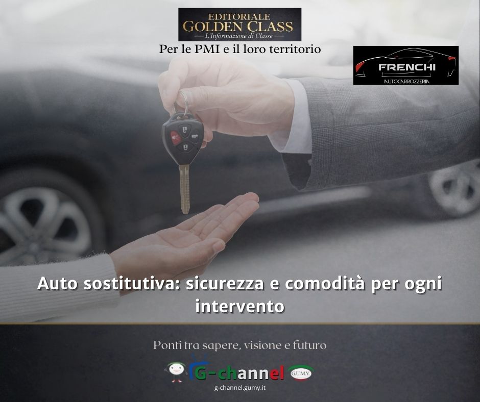Auto sostitutiva: sicurezza e comodità per ogni intervento