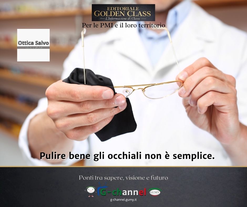 Pulire bene gli occhiali non è semplice.