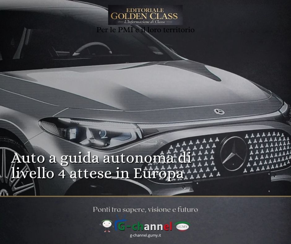 Auto a guida autonoma di livello 4 attese in Europa il prossimo anno