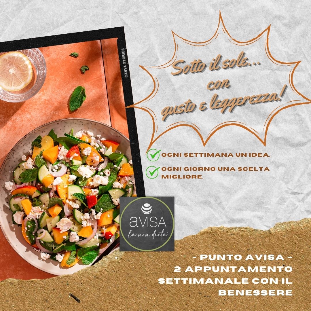 Sotto il sole ☀️… con gusto e leggerezza! Sotto il sole ☀️… con gusto e leggerezza!
