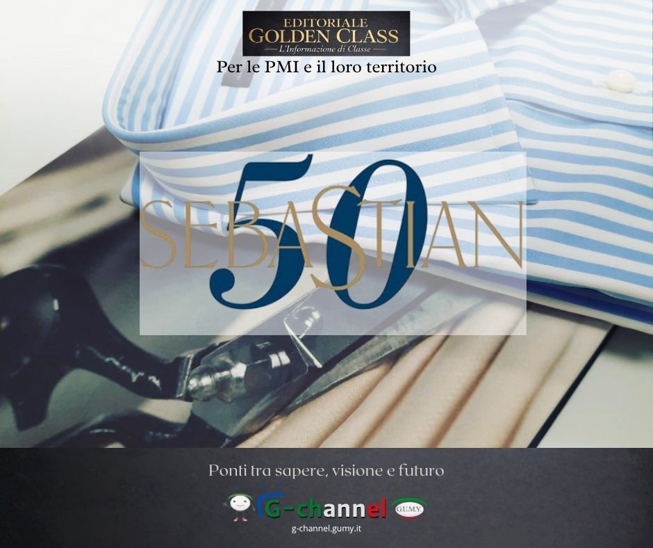 Sebastian 50 anni di eleganza su misura