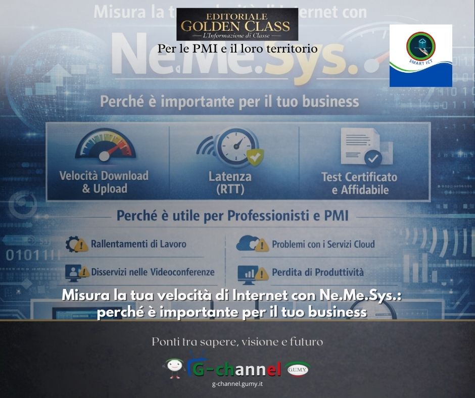 Misura la tua velocità di Internet con Ne.Me.Sys: perché è importante per il tuo business