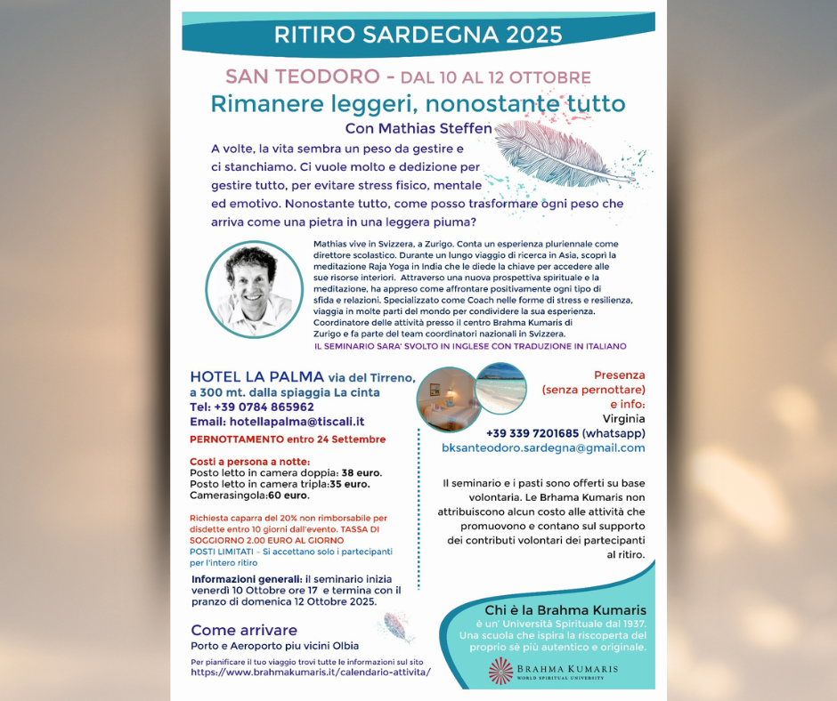 Ritiro Sardegna 2025: Rimanere Leggeri, Nonostante Tutto Ritiro Sardegna 2025: Rimanere Leggeri, Nonostante Tutto