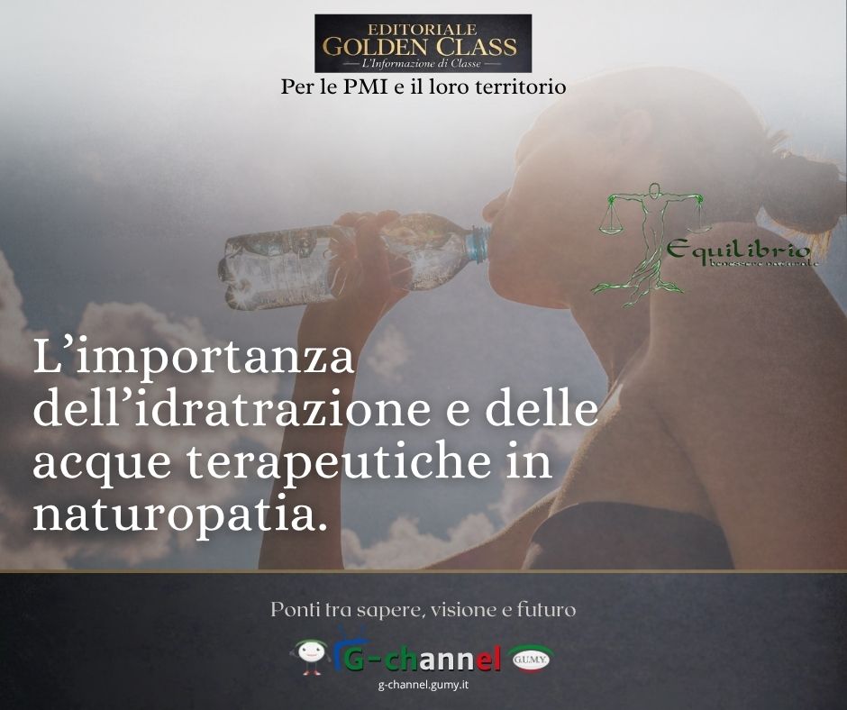 L’importanza dell’idratazione e delle acque terapeutiche in naturopatia