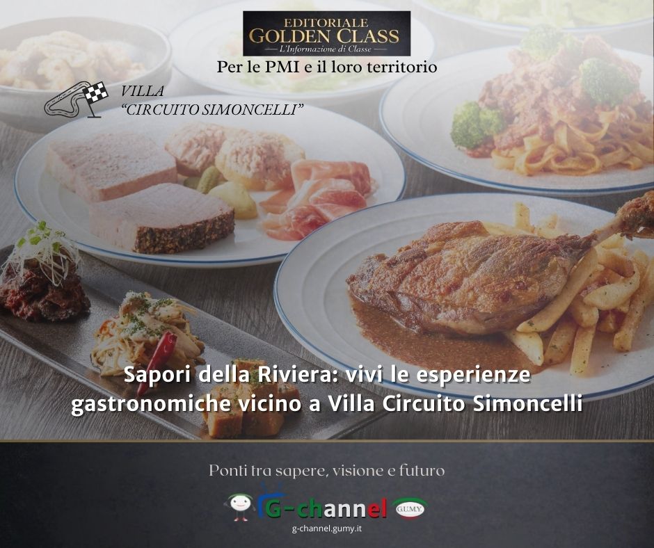 Sapori della Riviera: vivi le esperienze gastronomiche vicino a Villa Circuito Simoncelli
