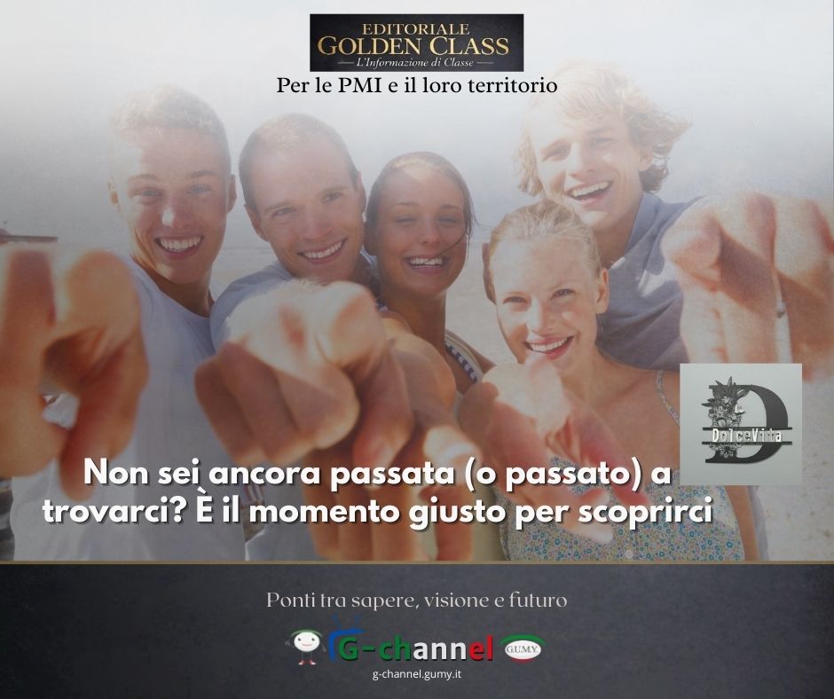 Non sei ancora passata (o passato) a trovarci? È il momento giusto per scoprirci