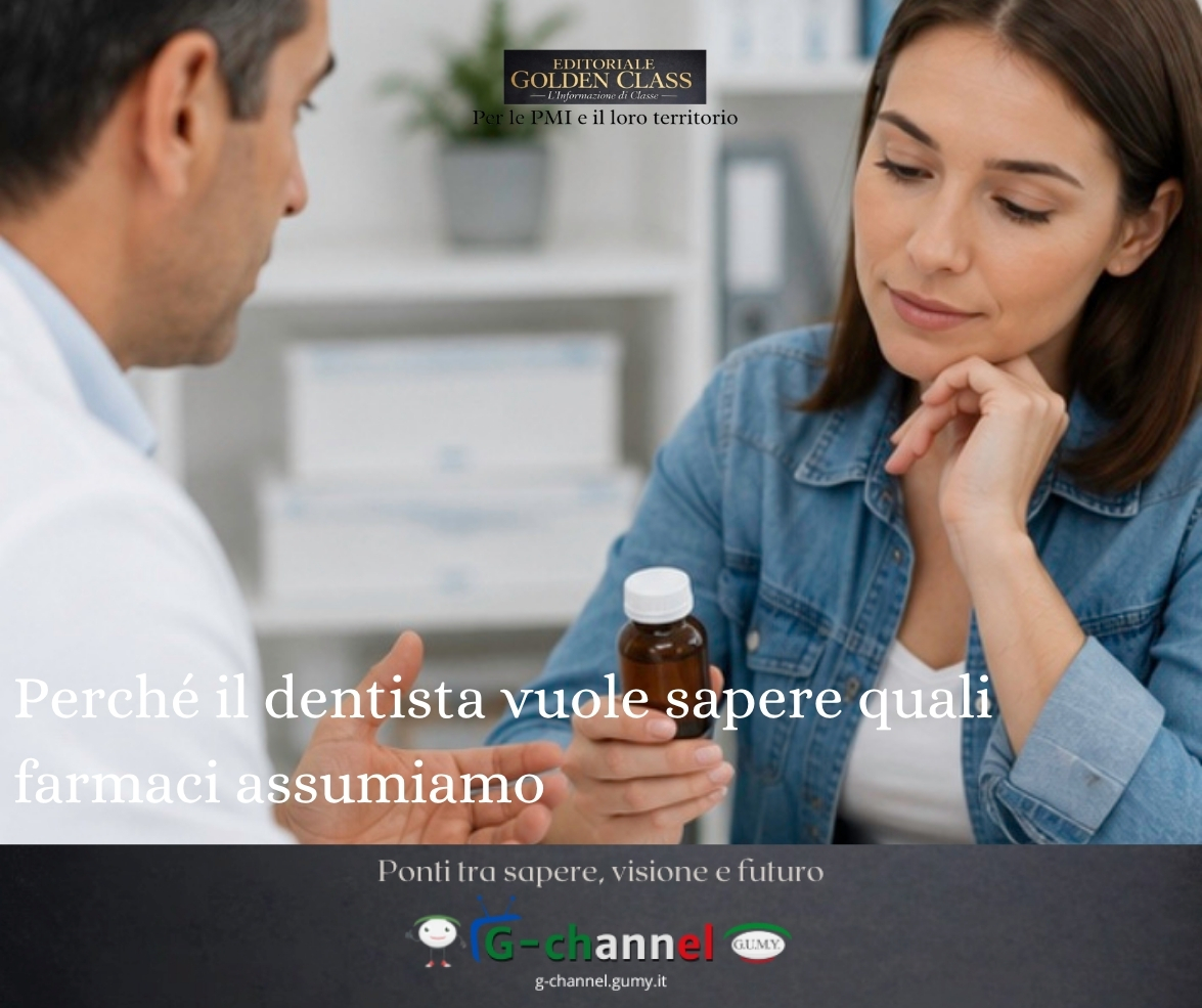 Perché il dentista vuole sapere quali farmaci assumiamo