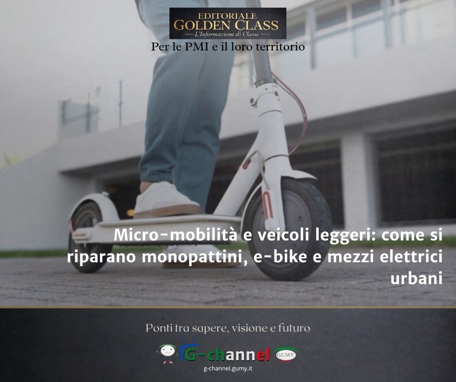 Micro‑mobilità e veicoli leggeri: come si riparano monopattini, e‑bike e mezzi elettrici urbani