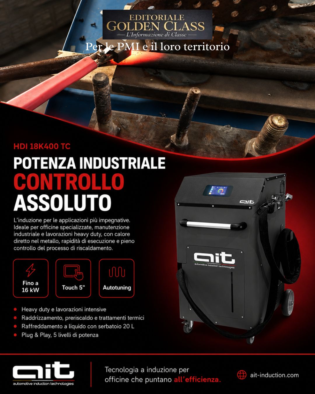 Potenza industriale, controllo assoluto.