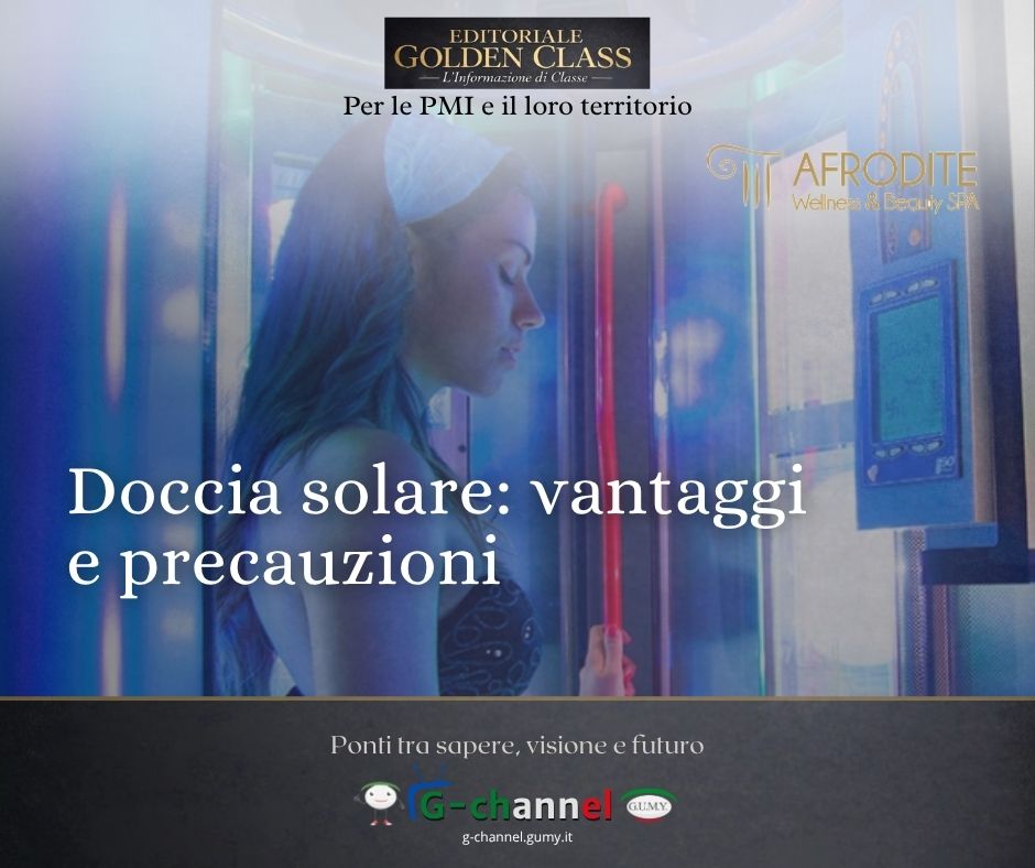 Doccia solare: vantaggi e precauzioni