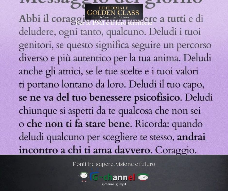 Le Pillole del Dott. Mazzanobile: il coraggio di essere fedeli a sé stessi