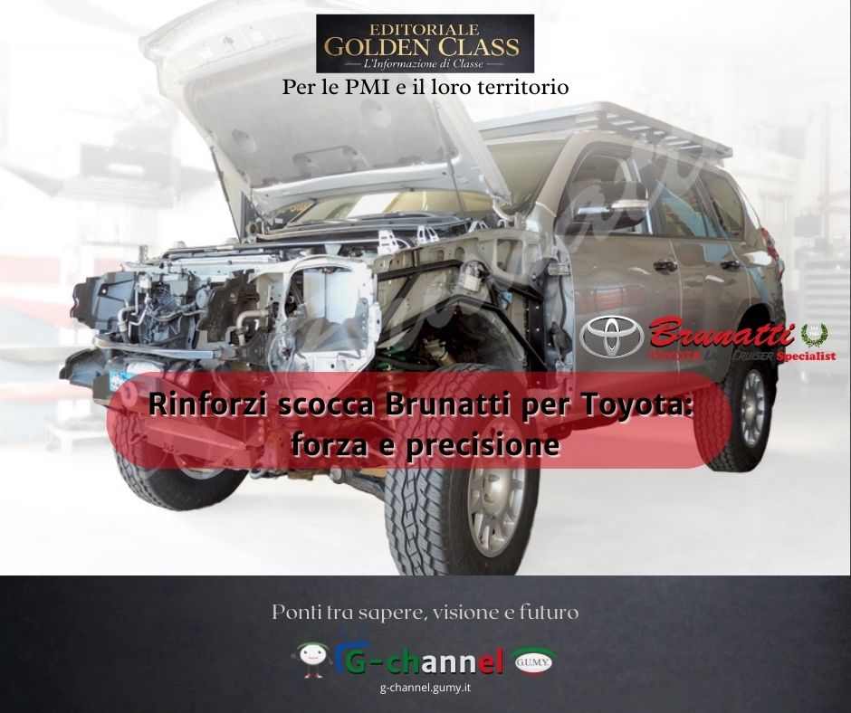 Rinforzi scocca Brunatti per Toyota: forza e precisione