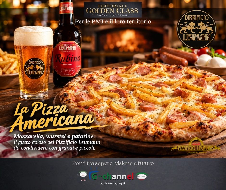La Pizza Americana che conquista tutta la famiglia