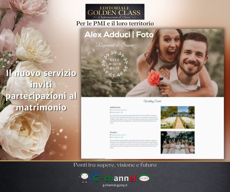 Il nuovo servizio inviti partecipazioni al matrimonio