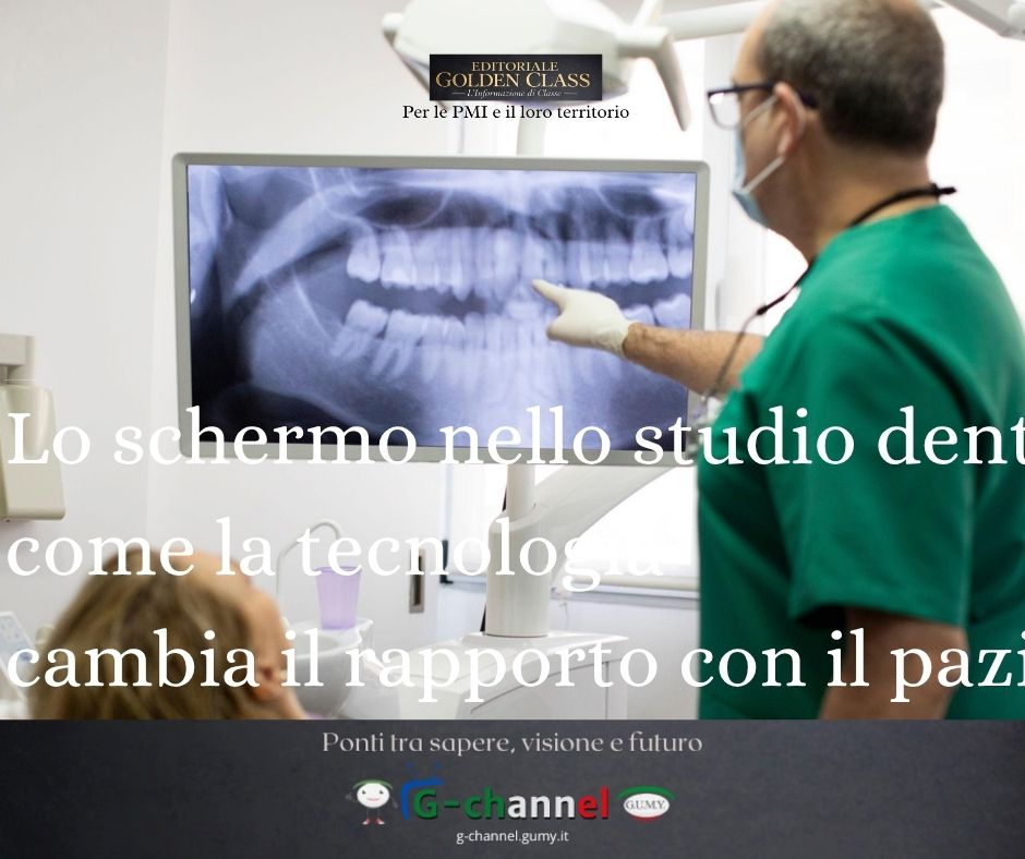 Lo schermo nello studio dentistico: come la tecnologia cambia il rapporto con il paziente