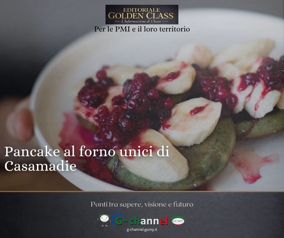 Pancake al forno unici di Casamadie