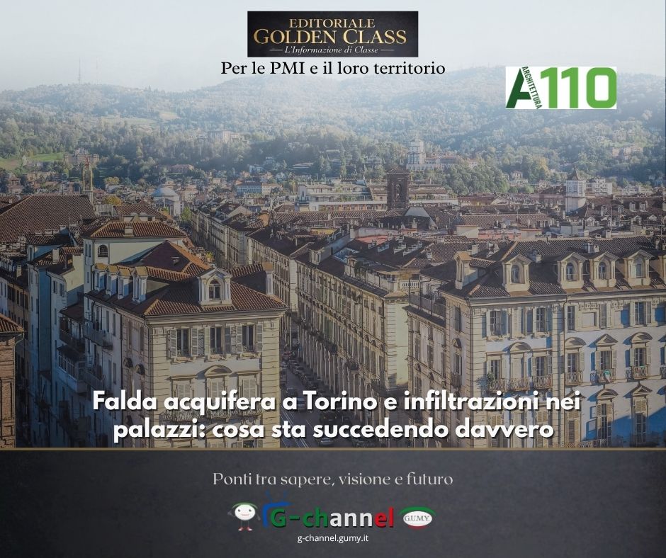 Falda acquifera a Torino e infiltrazioni nei palazzi: cosa sta succedendo davvero