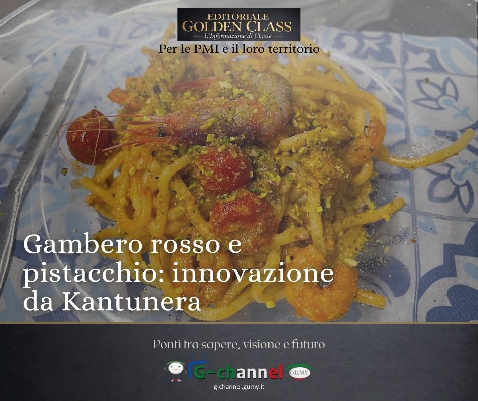 Gambero rosso e pistacchio: innovazione da Kantunera